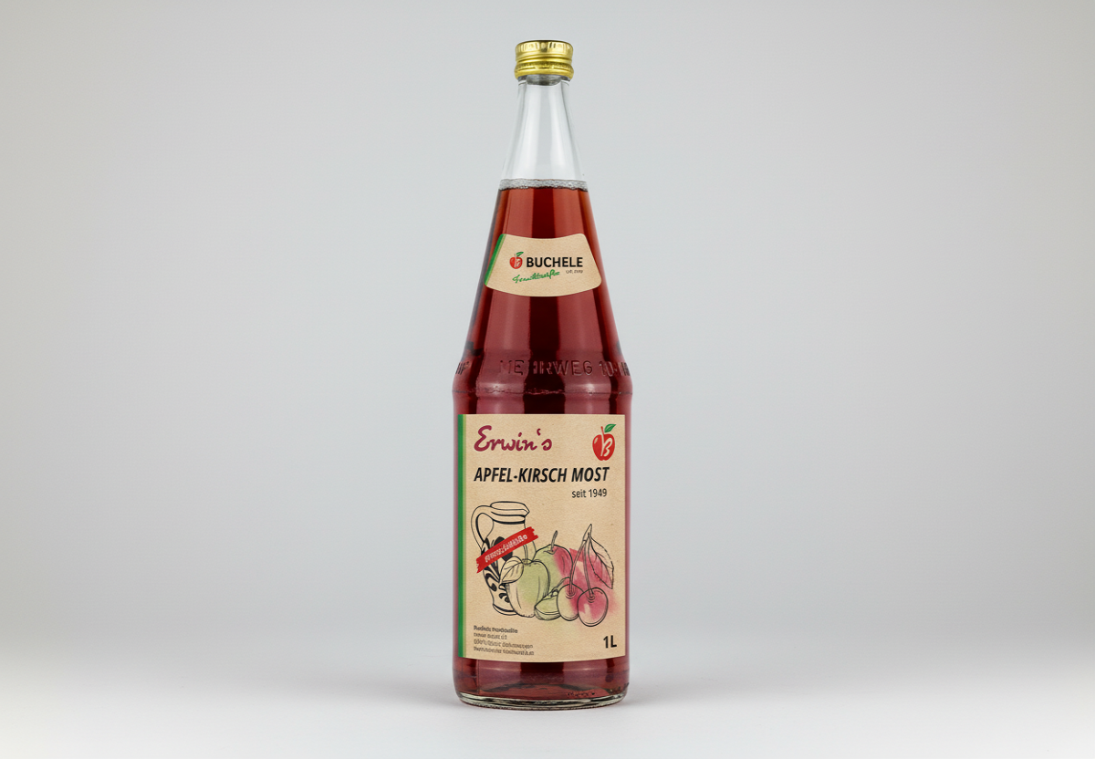 Erwin´s  Apfel-Kirsch Most 1 Ltr.